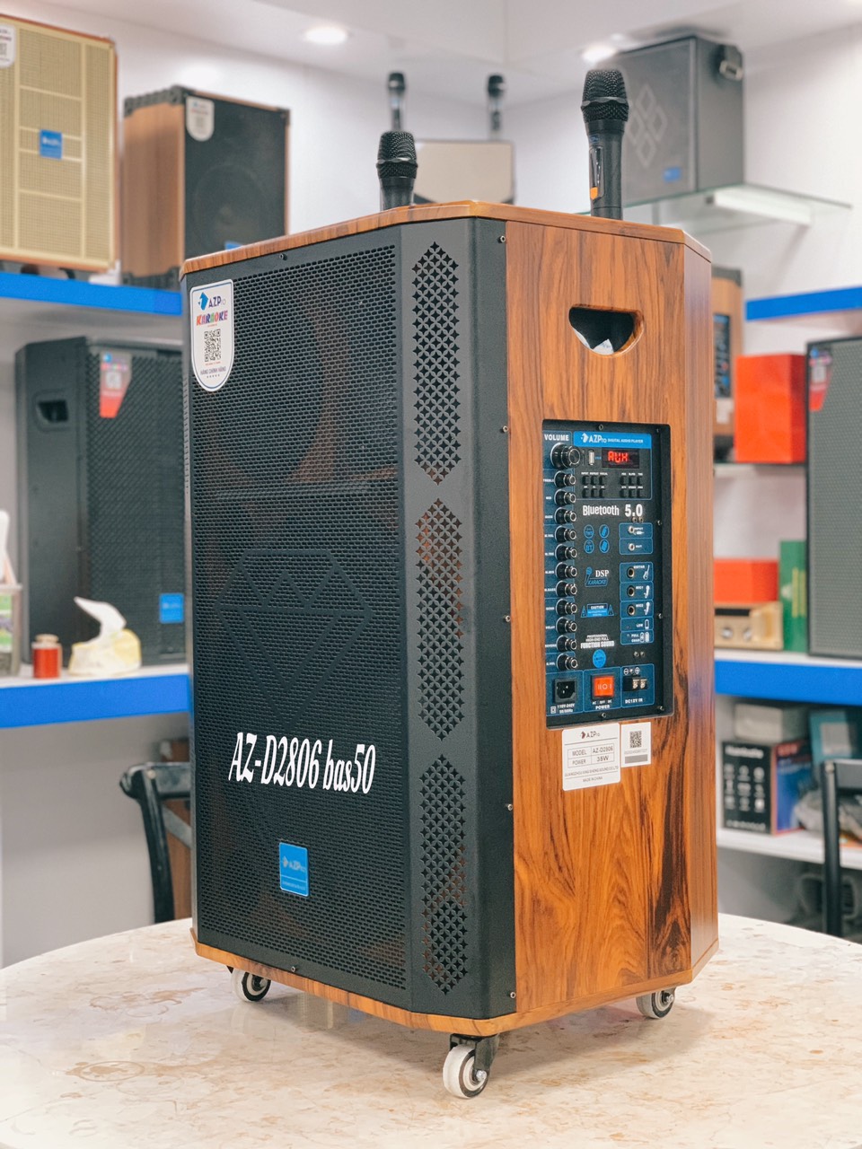 Loa Kéo AZ-D2806 Bas 50 (3 ĐT) chính hãng Loa Kéo AZ-D2806 Bas 50 (3 ĐT) - Điện Máy Plus