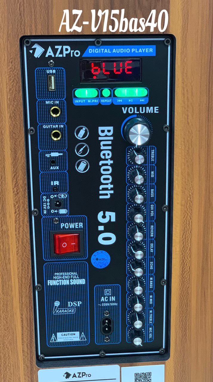 Loa Kéo AZ-V15 Đen Bas40 - Điện Máy Plus