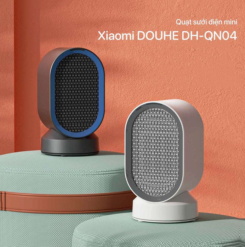 Quạt sưởi gốm mini DOUHE DH-QN04 phiên bản mới nhất chính hãng Quạt sưởi gốm mini DOUHE DH-QN04 phiên bản mới nhất - Điện Máy Plus