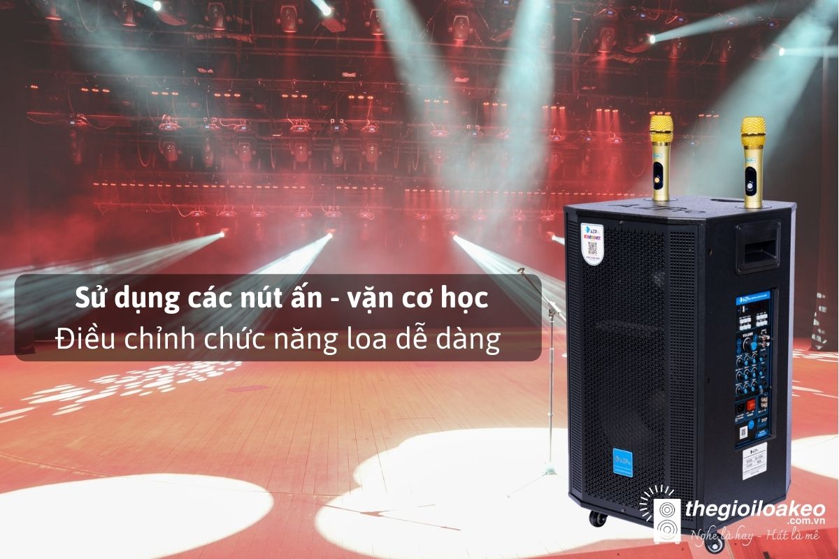 Loa Kéo AZ-1208A Bas 30 (3 ĐT) - Điện Máy Plus