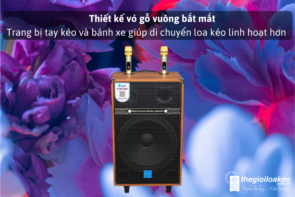 Loa Kéo KARAOKE AZ-C16A Bas40 (3 ĐT) - Điện Máy Plus