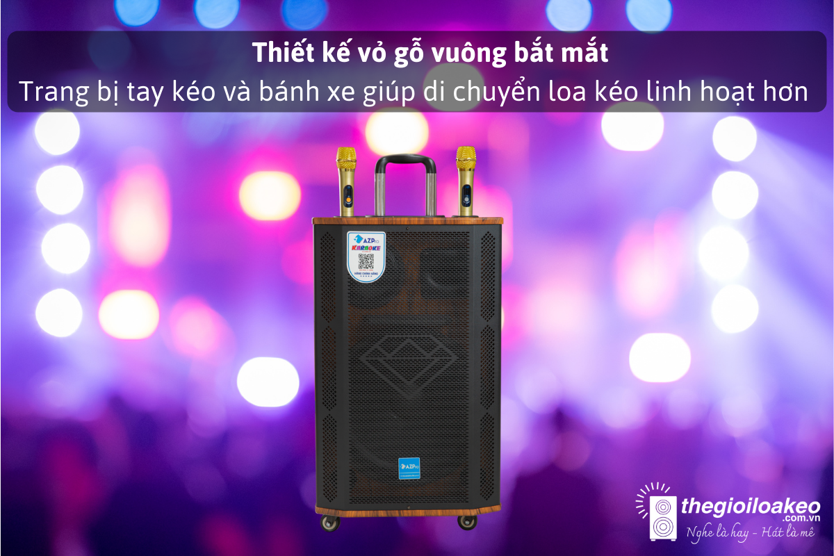 Loa Kéo KARAOKE AZ-2506 Bas40 (3 ĐT) - Điện Máy Plus