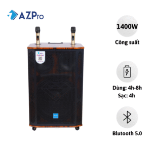 Loa Kéo KARAOKE AZ-2806A Bas 50 (3 ĐT) - Hàng Nhập Khẩu