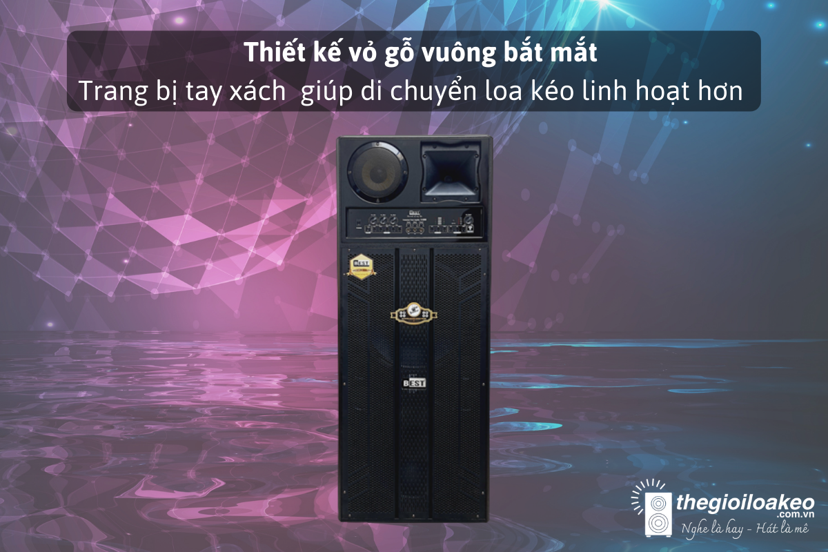 LOA KÉO KARAOKE ĐIỆN DI ĐỘNG BEST B-9200 - Điện Máy Plus