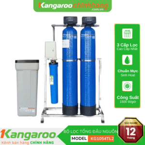 Bộ lọc tổng đầu nguồn gia đình KG1054TL2, Van tự động, Xử lý Canxi