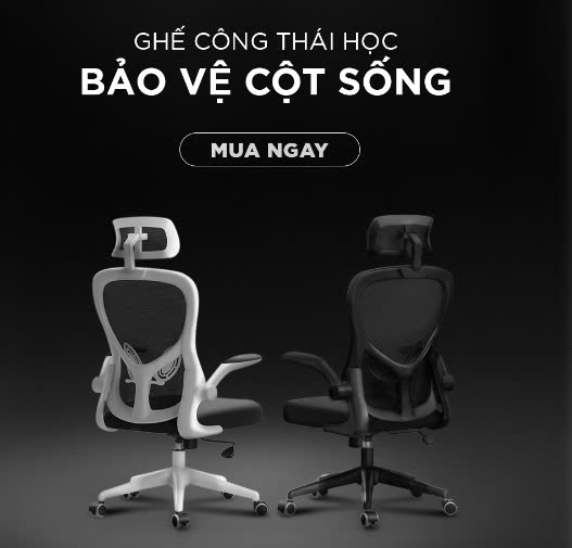 Ghế công thái học Yongyi Xiao H – Đệm cao su cao cấp, bánh xe đa năng, MC-0027W chính hãng Ghế công thái học Yongyi Xiao H – Đệm cao su cao cấp, bánh xe đa năng, MC-0027W - Điện Máy Plus