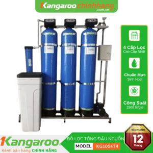 Bộ lọc nước tổng đầu nguồn Kangaroo KG1054T4, Van tự động