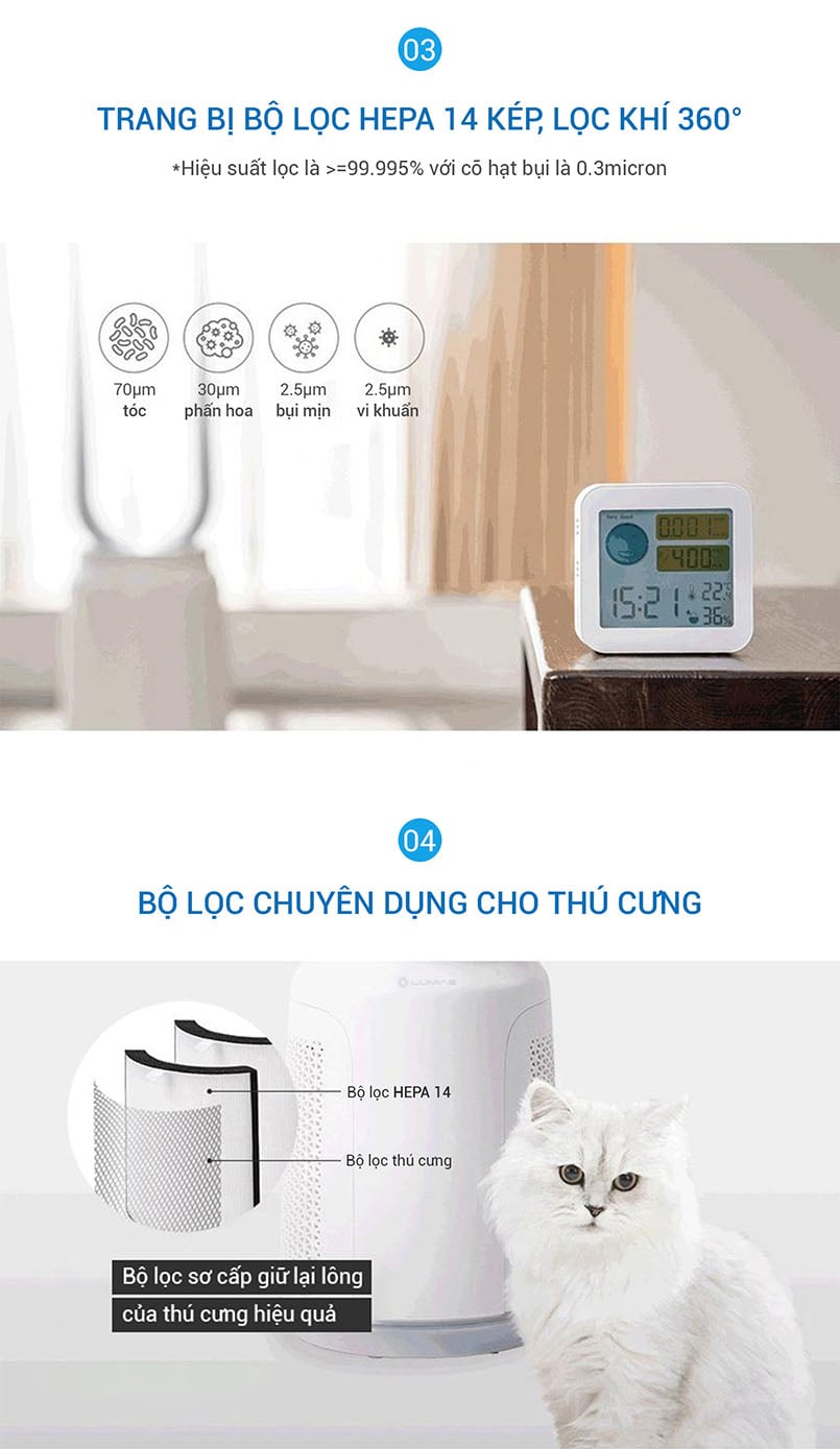 Quạt không cánh Lumias T08 Pro – 38W, 3 chế độ gió chính hãng Quạt không cánh Lumias T08 Pro – 38W, 3 chế độ gió - Điện Máy Plus