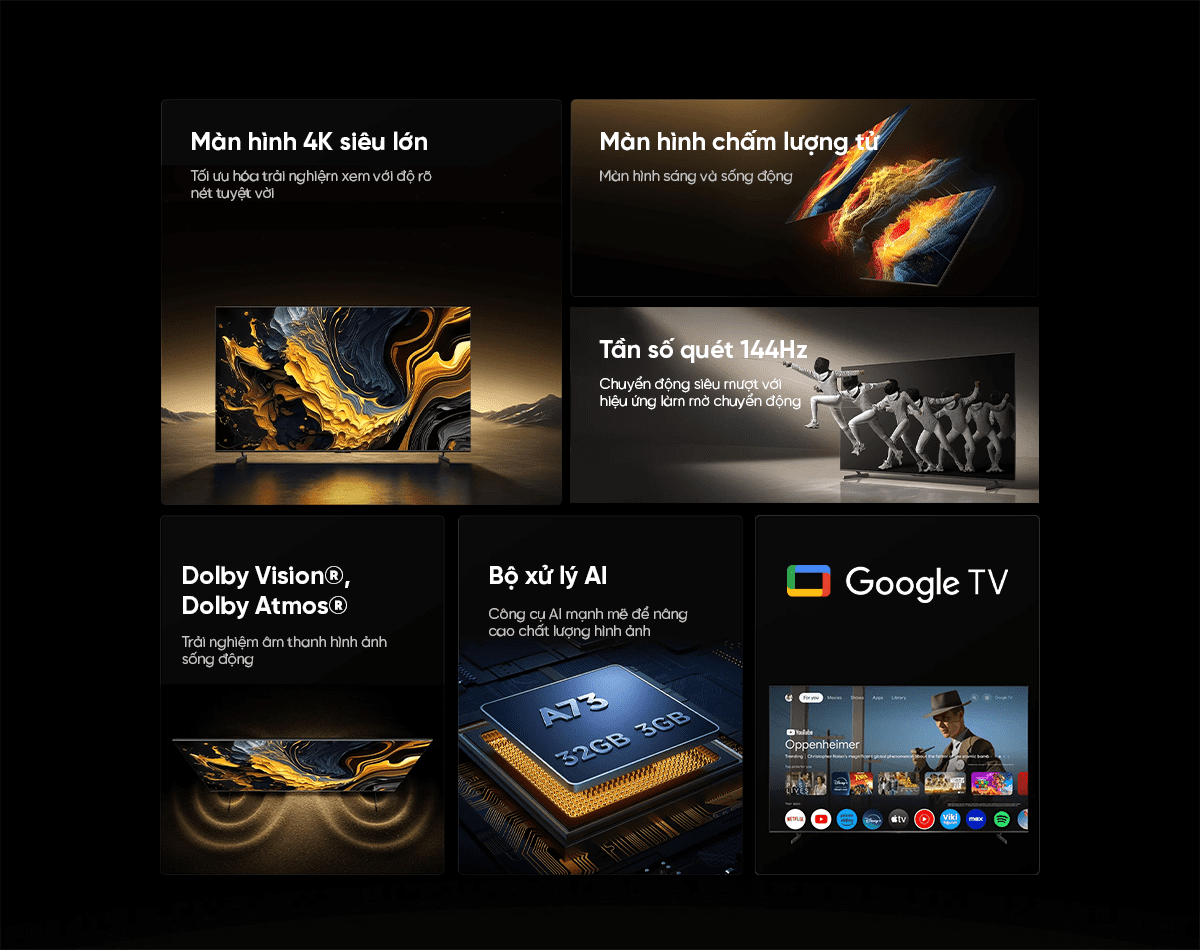 Tivi Xiaomi Max 85 85 inch 2025 – Màn QLED-Bản Quốc Tế - Điện Máy Plus