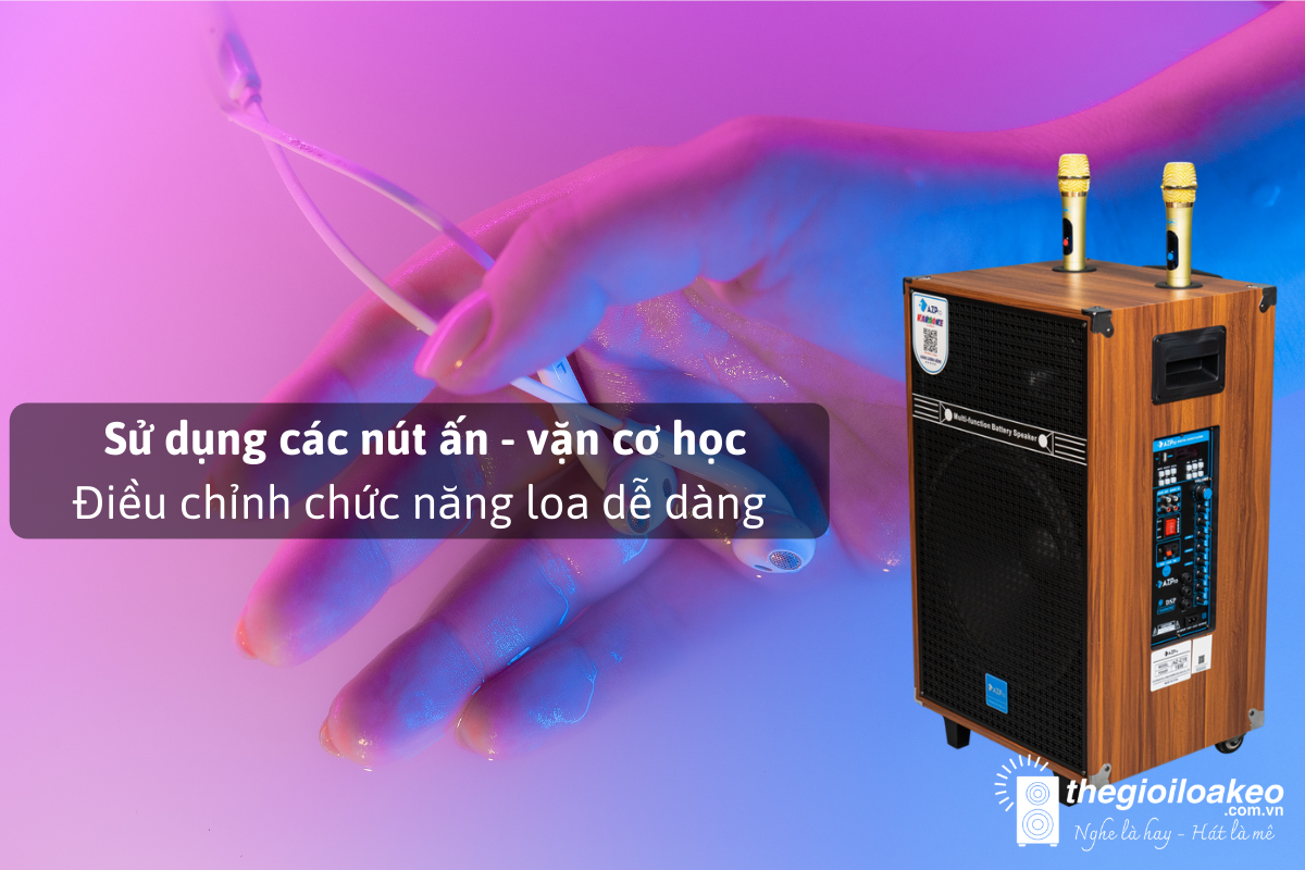 Loa Kéo KARAOKE AZ-C16A Bas40 (3 ĐT) - Điện Máy Plus