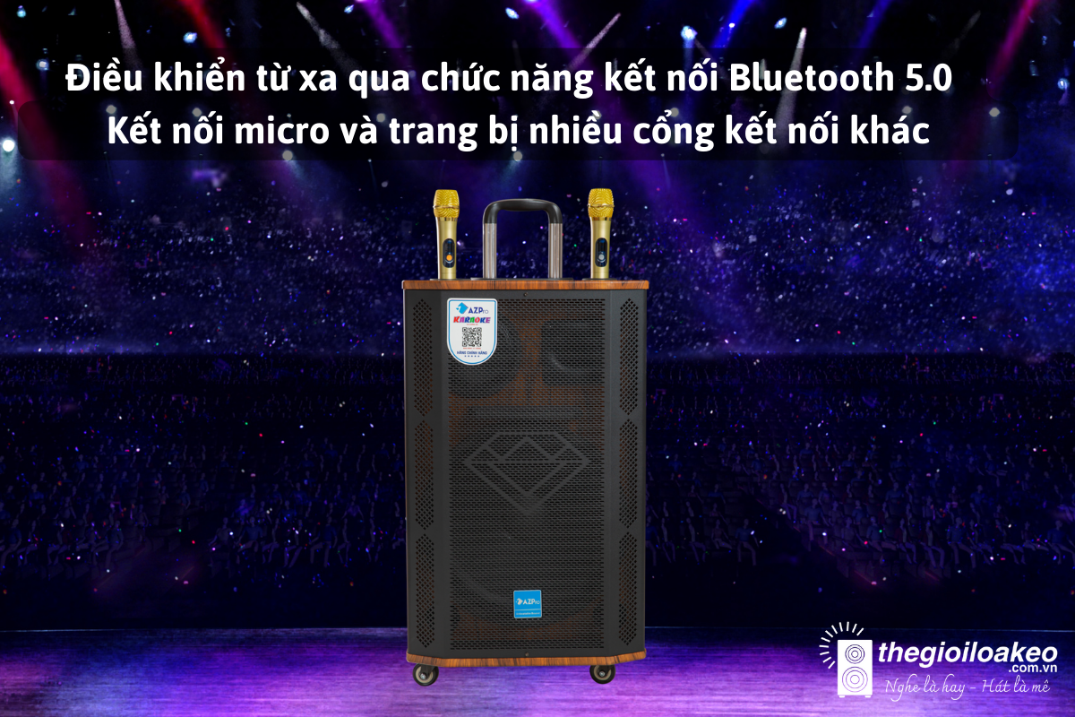 Loa Kéo KARAOKE AZ-2506 Bas40 (3 ĐT) - Điện Máy Plus