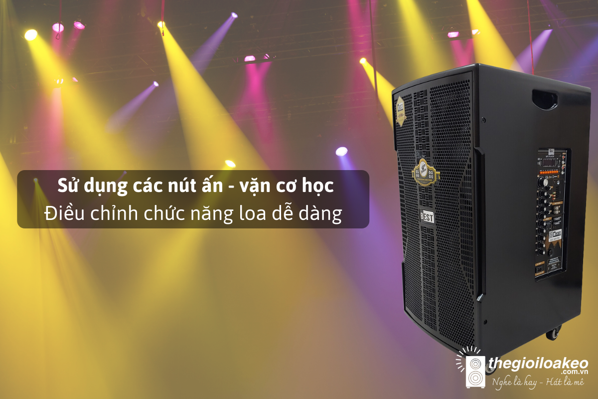 LOA KÉO KARAOKE DI ĐỘNG BEST 6800 PRO (NEW) - Điện Máy Plus