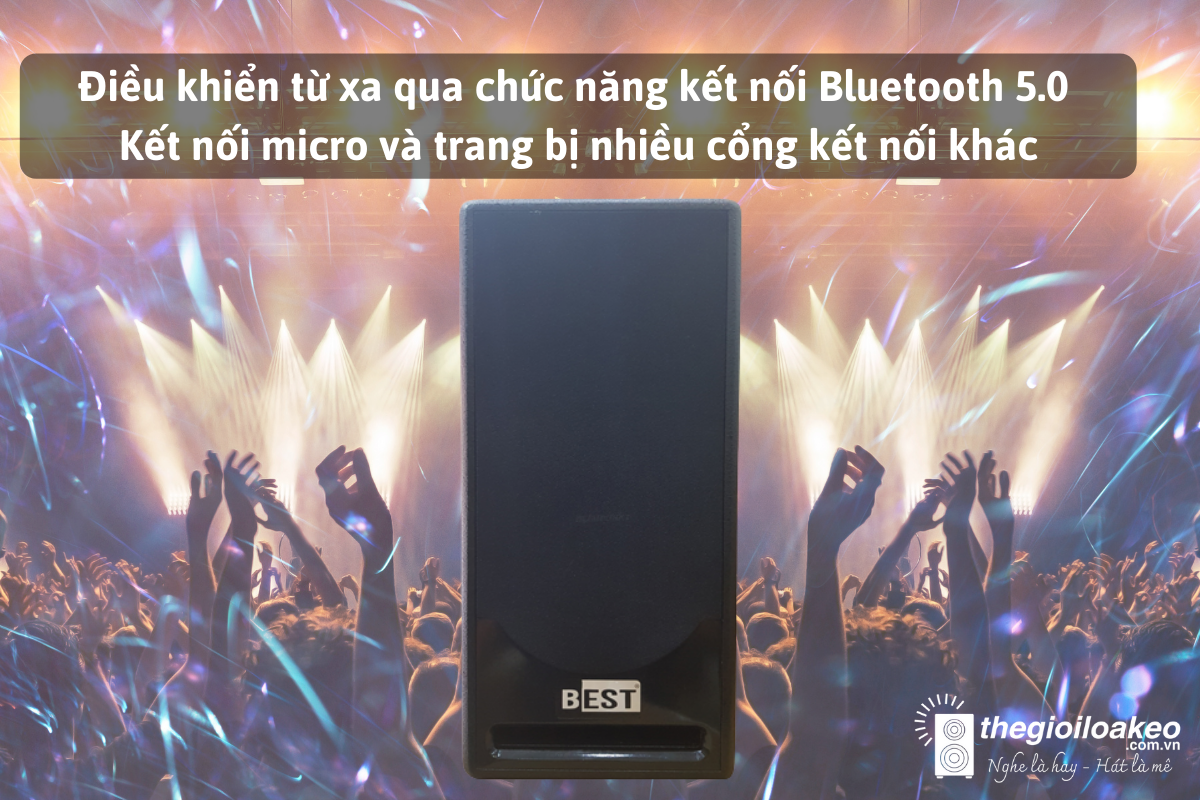 LOA KÉO KARAOKE DI ĐỘNG BEST BOSS II – Loa 3 đường tiếng - Điện Máy Plus