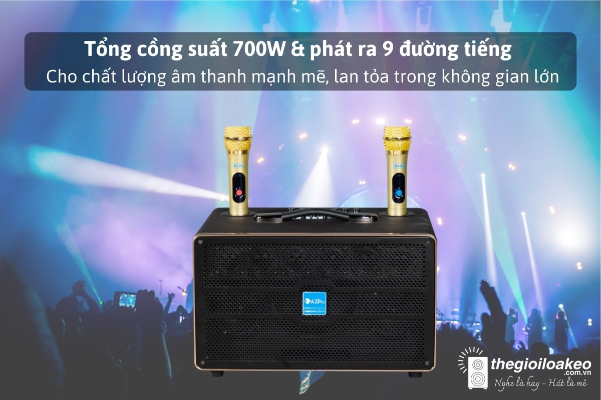 Loa Kéo AZ-588 Bas 15 (9ĐT) chính hãng Loa Kéo AZ-588 Bas 15 (9ĐT) - Điện Máy Plus