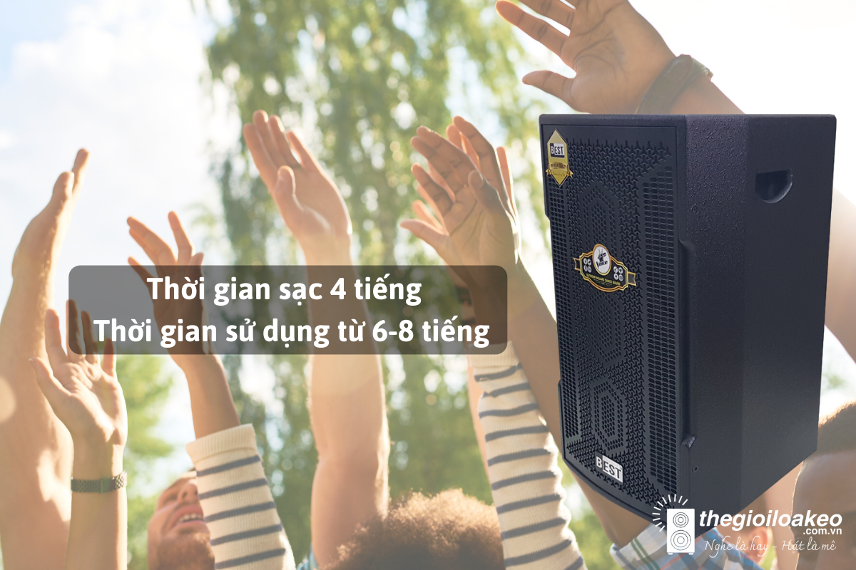 LOA KÉO KARAOKE DI ĐỘNG BEST 3400 chính hãng LOA KÉO KARAOKE DI ĐỘNG BEST 3400 - Điện Máy Plus