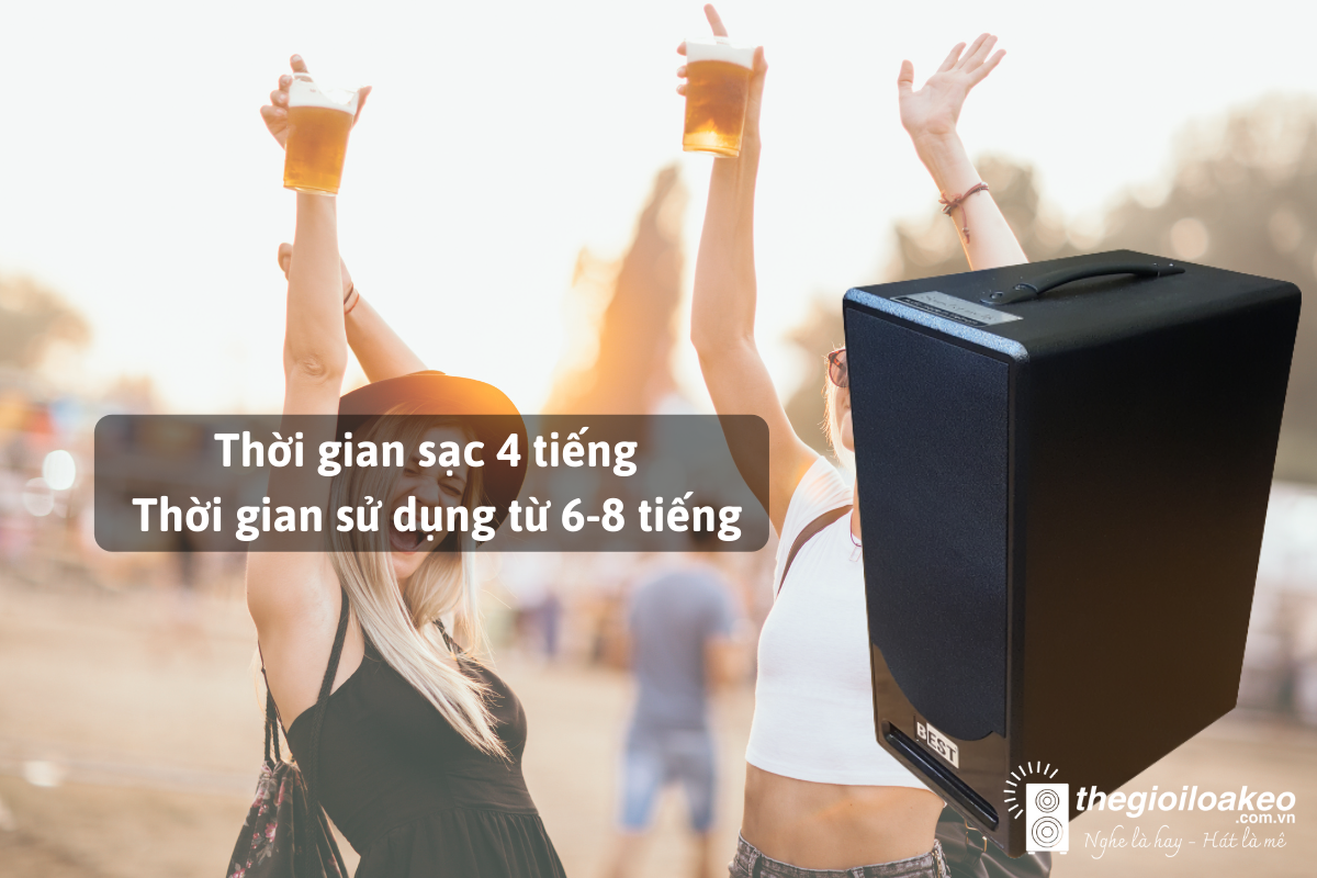 LOA KÉO KARAOKE DI ĐỘNG BEST BOSS II – Loa 3 đường tiếng - Điện Máy Plus