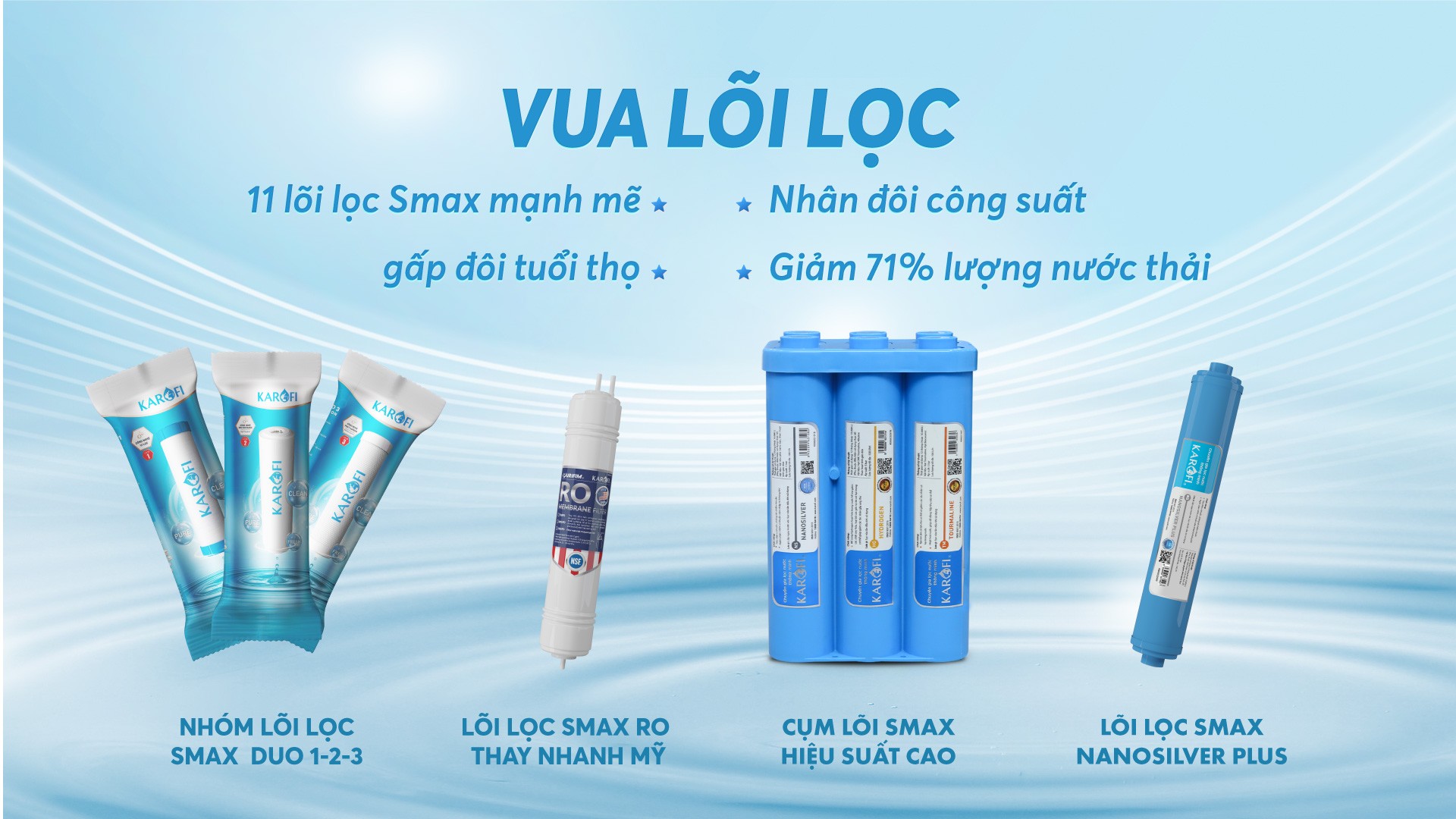 Máy lọc nước nóng lạnh Karofi KAD-D66 - Điện Máy Plus