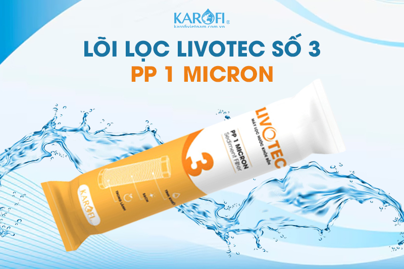 Bộ lõi lọc nước Karofi Livotec 123 chính hãng Bộ lõi lọc nước Karofi Livotec 123 - Điện Máy Plus