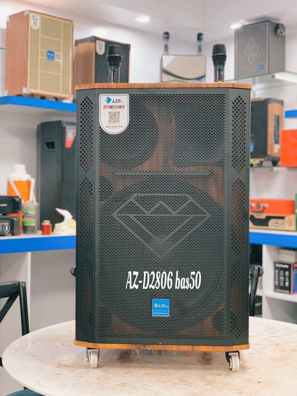 Loa Kéo AZ-D2806 Bas 50 (3 ĐT) chính hãng Loa Kéo AZ-D2806 Bas 50 (3 ĐT) - Điện Máy Plus