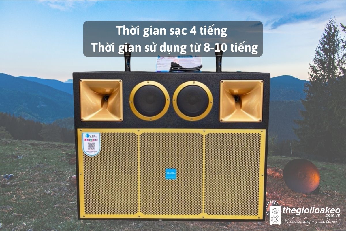 Loa Kéo KARAOKE AZ-216D (2 Bas40 Ngang) chính hãng Loa Kéo KARAOKE AZ-216D (2 Bas40 Ngang) - Điện Máy Plus