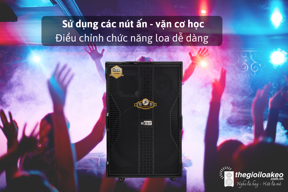 LOA KÉO KARAOKE DI ĐỘNG BEST 6900 PLUS - Điện Máy Plus