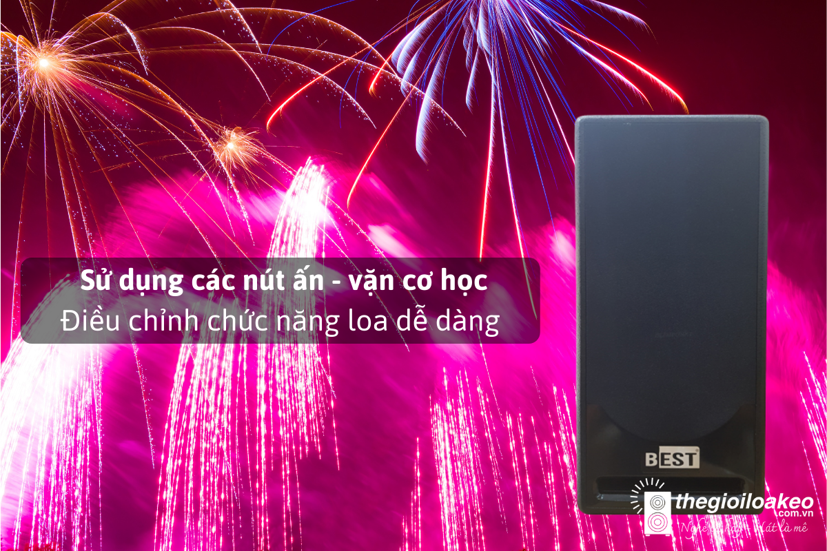 LOA KÉO KARAOKE DI ĐỘNG BEST BOSS II – Loa 3 đường tiếng - Điện Máy Plus