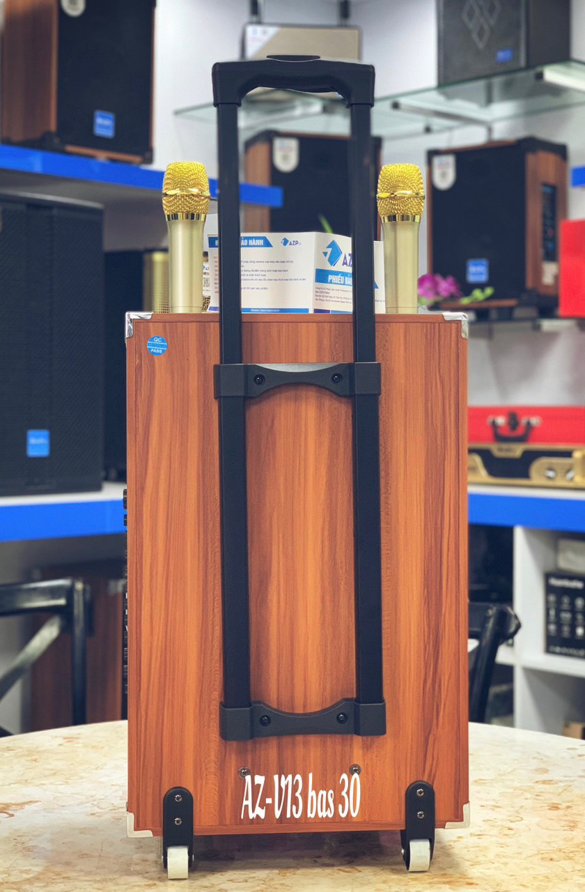 Loa Kéo AZ-V13 Vàng Bas30 - Điện Máy Plus