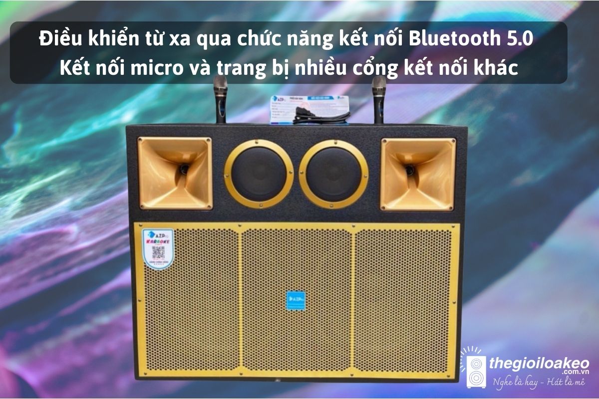 Loa Kéo KARAOKE AZ-216D (2 Bas40 Ngang) chính hãng Loa Kéo KARAOKE AZ-216D (2 Bas40 Ngang) - Điện Máy Plus