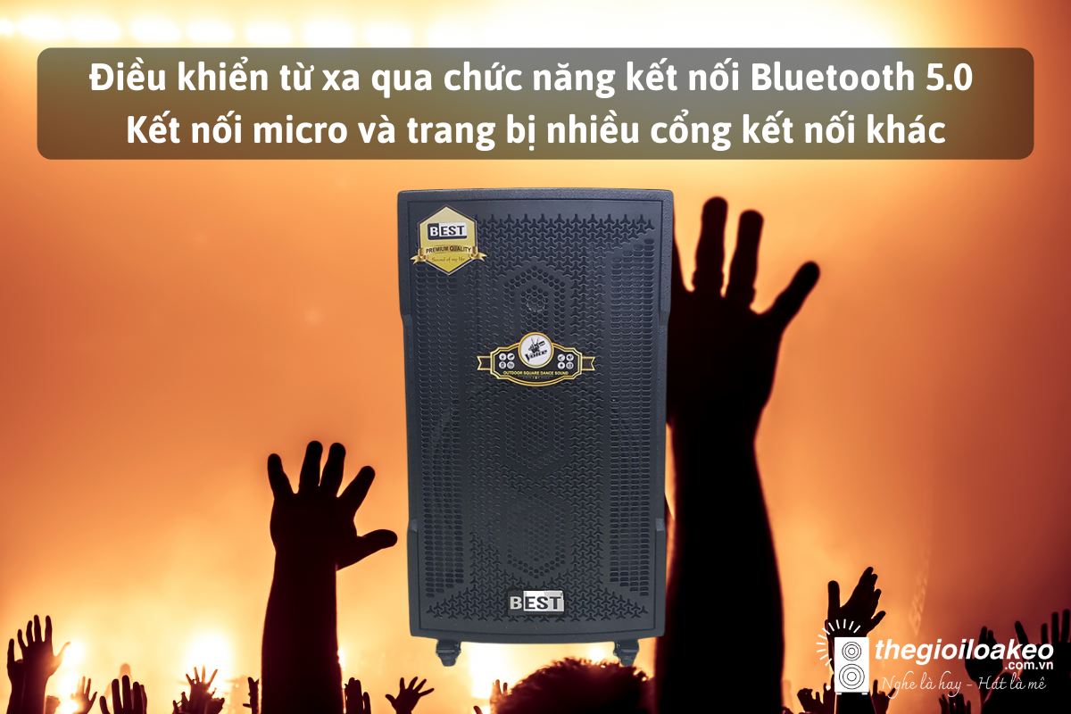 LOA KÉO KARAOKE DI ĐỘNG BEST 3400 chính hãng LOA KÉO KARAOKE DI ĐỘNG BEST 3400 - Điện Máy Plus