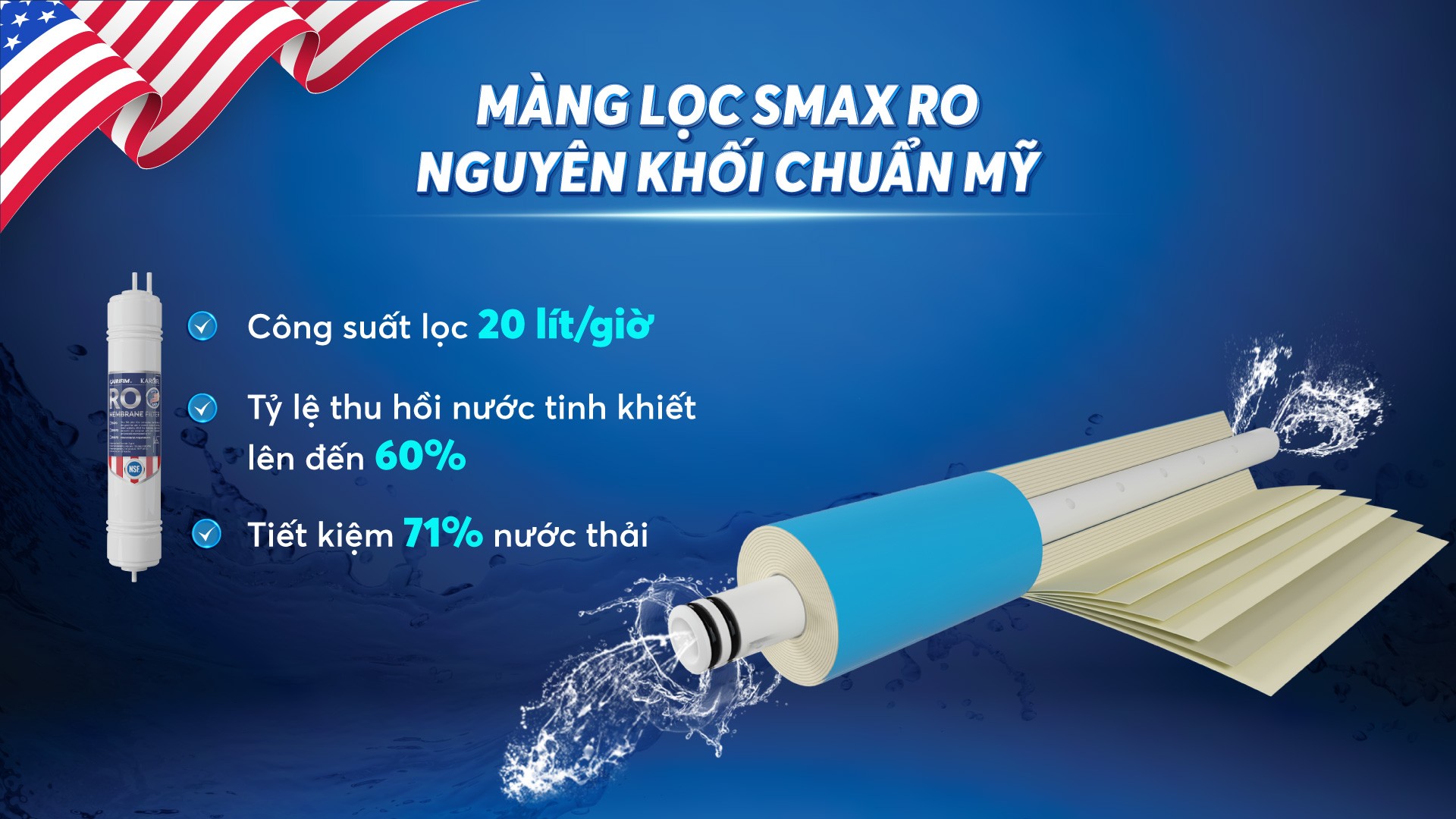 Máy lọc nước nóng lạnh Karofi KAD-D66 - Điện Máy Plus