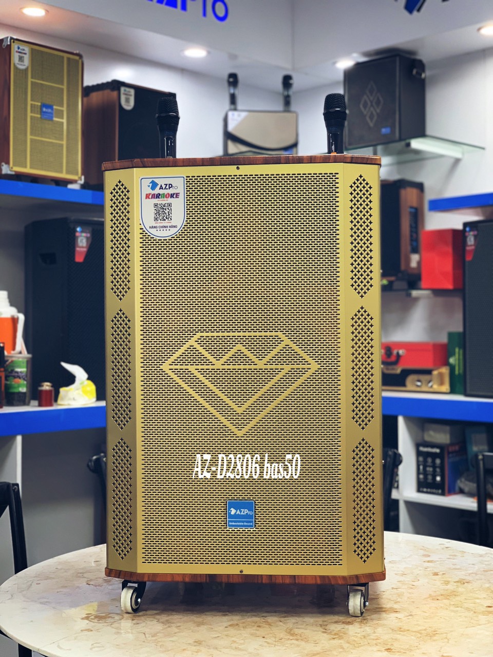 Loa Kéo AZ-D2806 Bas 50 (3 ĐT) chính hãng Loa Kéo AZ-D2806 Bas 50 (3 ĐT) - Điện Máy Plus