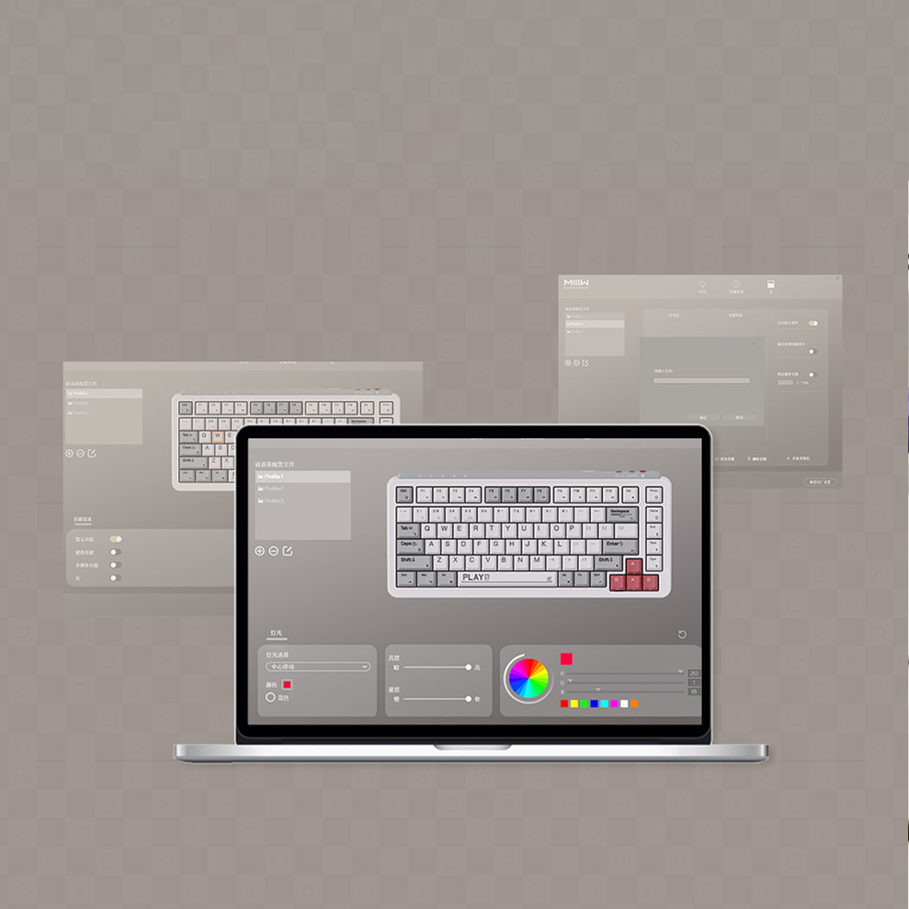 Bàn phím cơ Xiaomi MIIIW ART Z830 – Không dây, Switch Gateron G Pro, RGB, Hotswap, Gasket mount, 83 phím chính hãng Bàn phím cơ Xiaomi MIIIW ART Z830 – Không dây, Switch Gateron G Pro, RGB, Hotswap, Gasket mount, 83 phím - Điện Máy Plus