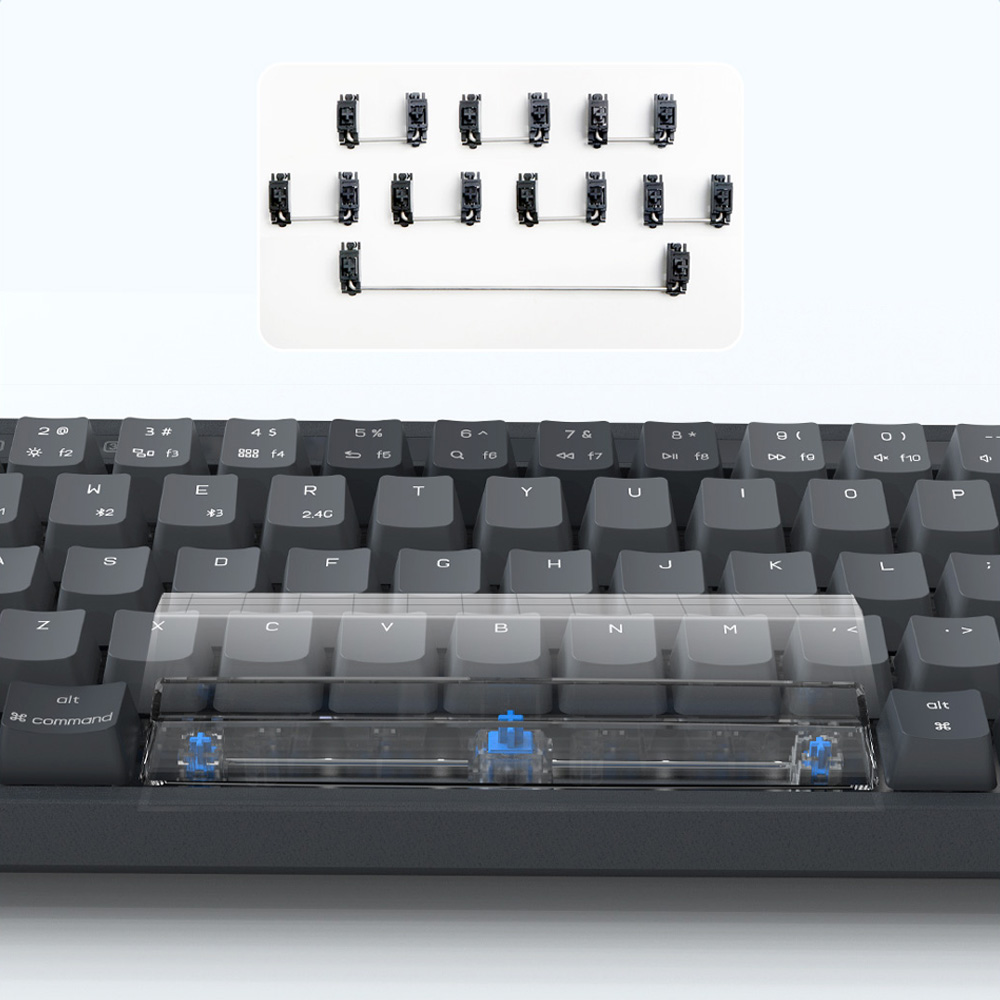 Bàn phím cơ Xiaomi MIIIW POP Z680cc – Không dây, Switch Gateron, LED, 68 phím chính hãng Bàn phím cơ Xiaomi MIIIW POP Z680cc – Không dây, Switch Gateron, LED, 68 phím - Điện Máy Plus