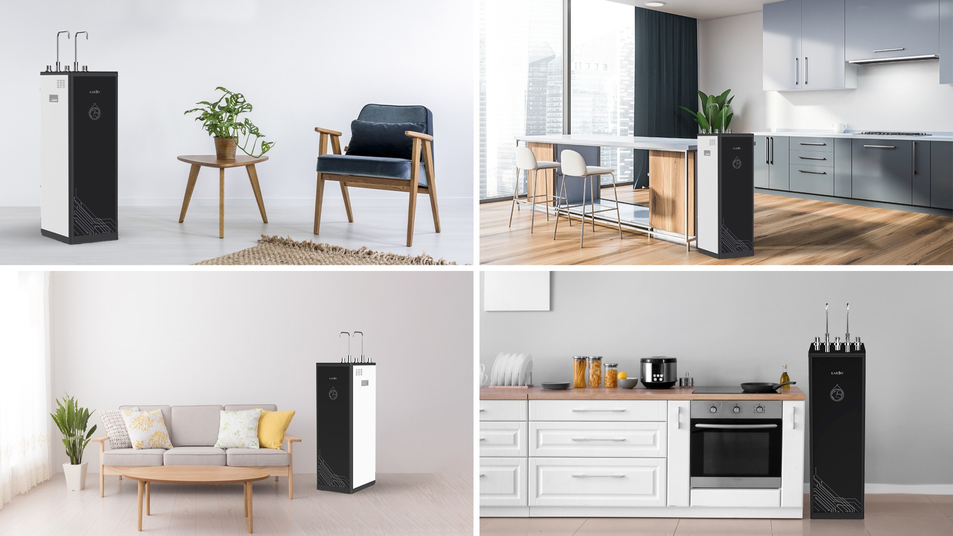 Máy lọc nước nóng lạnh Karofi KAD-D66 - Điện Máy Plus