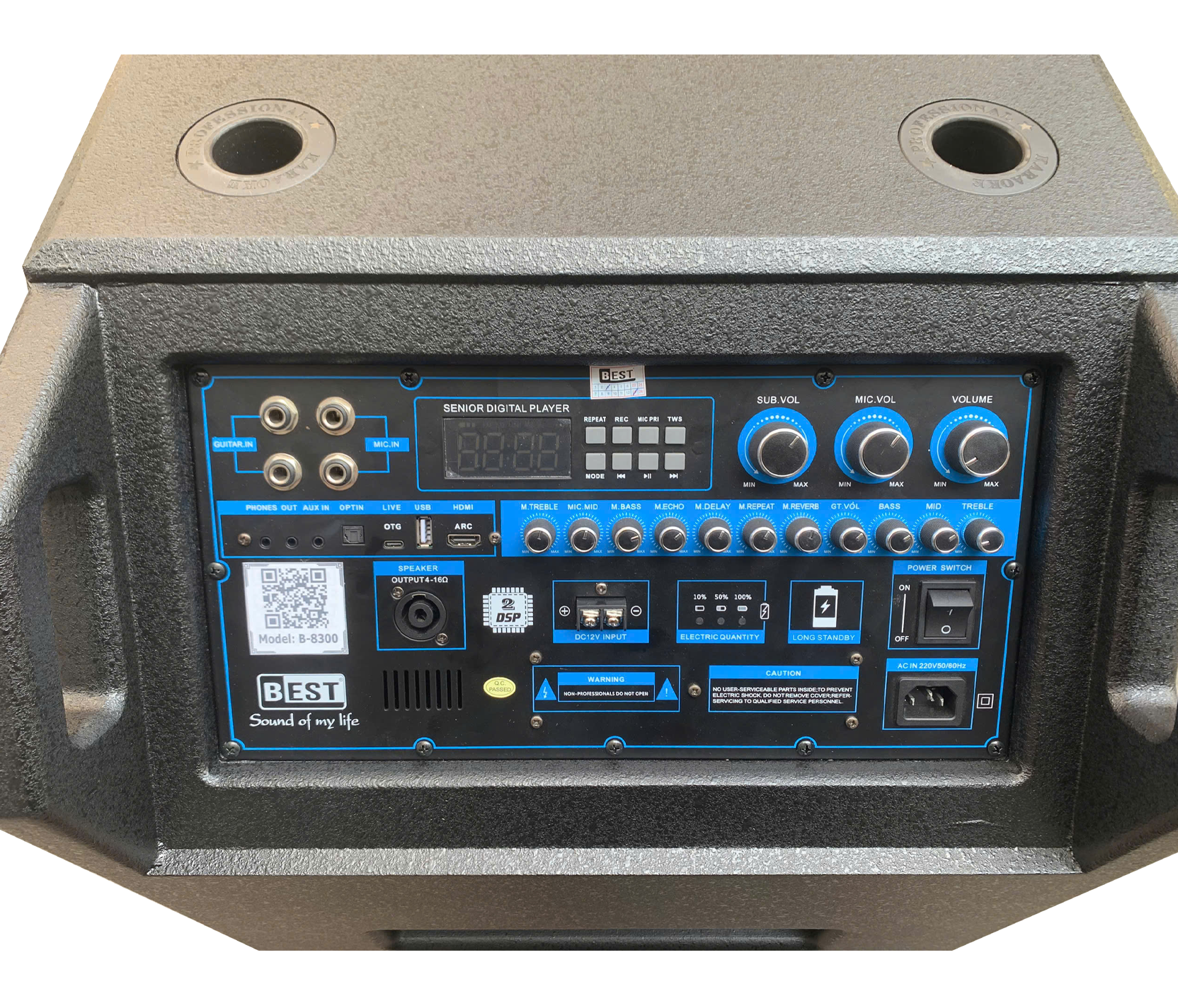 Loa Kéo KARAOKE Best-B8300 (2 Bass 40 Đứng) chính hãng Loa Kéo KARAOKE Best-B8300 (2 Bass 40 Đứng) - Điện Máy Plus