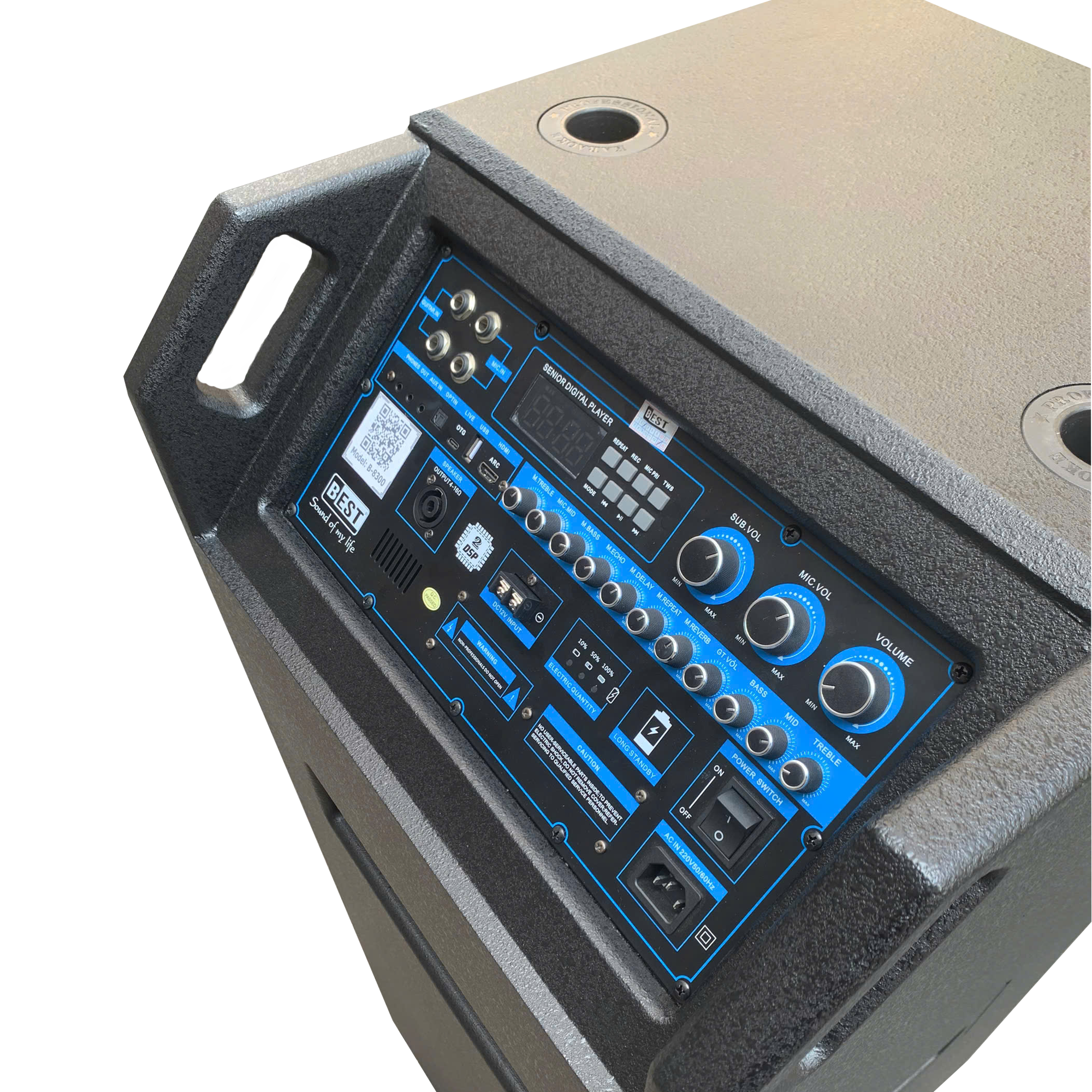 Loa Kéo KARAOKE Best-B8300 (2 Bass 40 Đứng) chính hãng Loa Kéo KARAOKE Best-B8300 (2 Bass 40 Đứng) - Điện Máy Plus