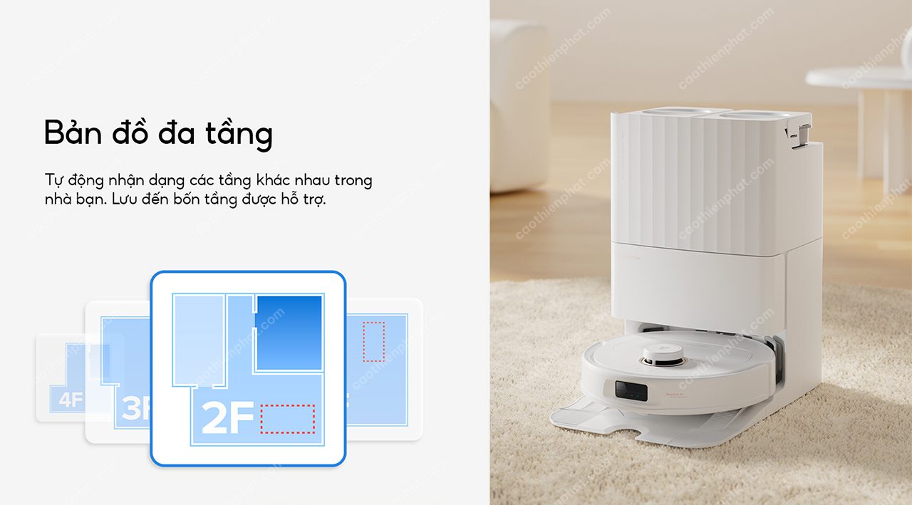 Robot hút bụi Roborock Q Revo MaxV - Điện Máy Plus