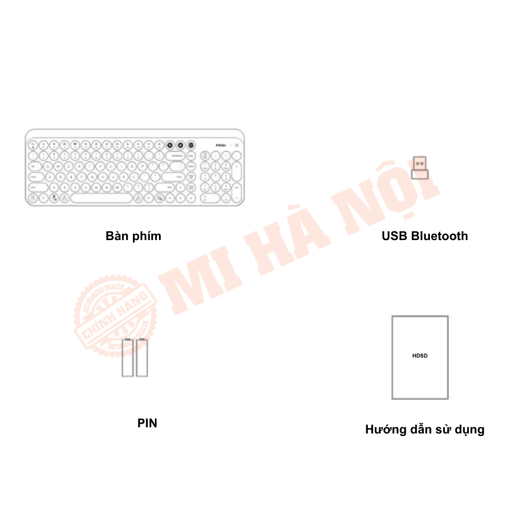 Bàn phím Bluetooth Xiaomi Miiiw MWBK01 – Không dây, 102 phím, kết nối 2 chế độ chính hãng Bàn phím Bluetooth Xiaomi Miiiw MWBK01 – Không dây, 102 phím, kết nối 2 chế độ - Điện Máy Plus