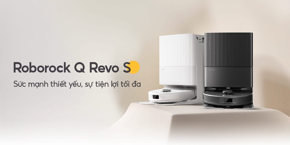 Robot hút bụi Roborock Q Revo S - Điện Máy Plus