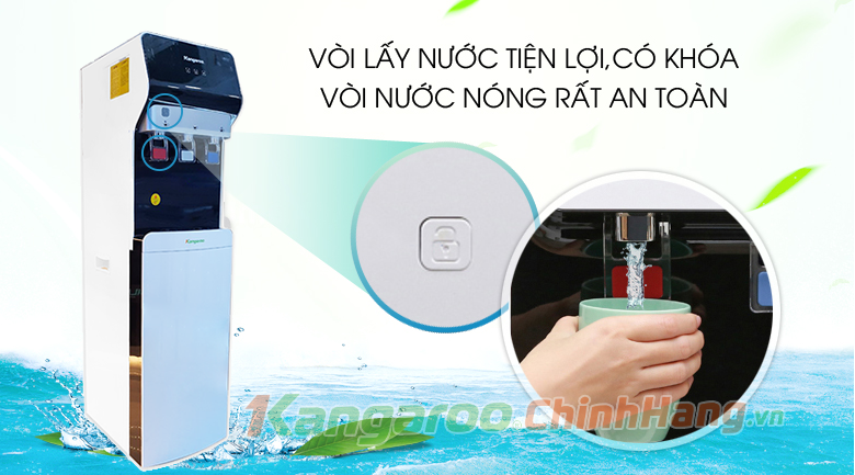 Cây nước nóng lạnh Kangaroo KG62A3 – Tích hợp bộ Lọc RO - Điện Máy Plus