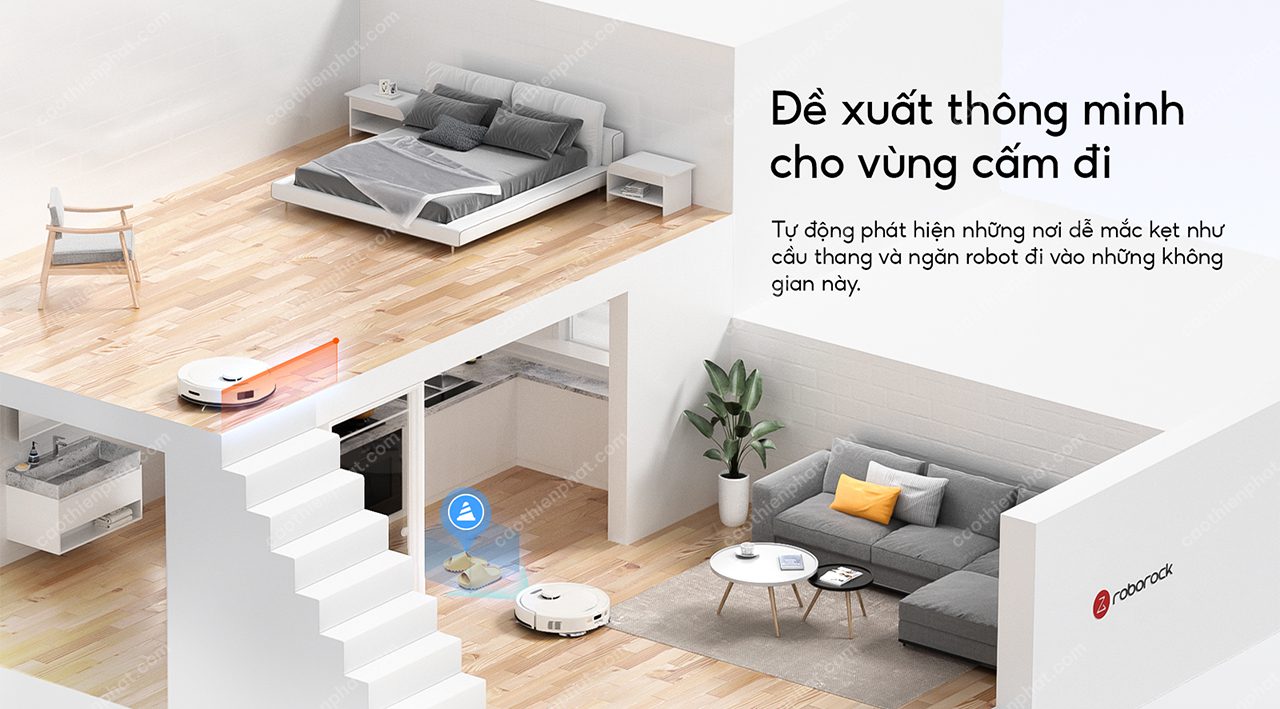 Robot hút bụi Roborock Q Revo MaxV - Điện Máy Plus