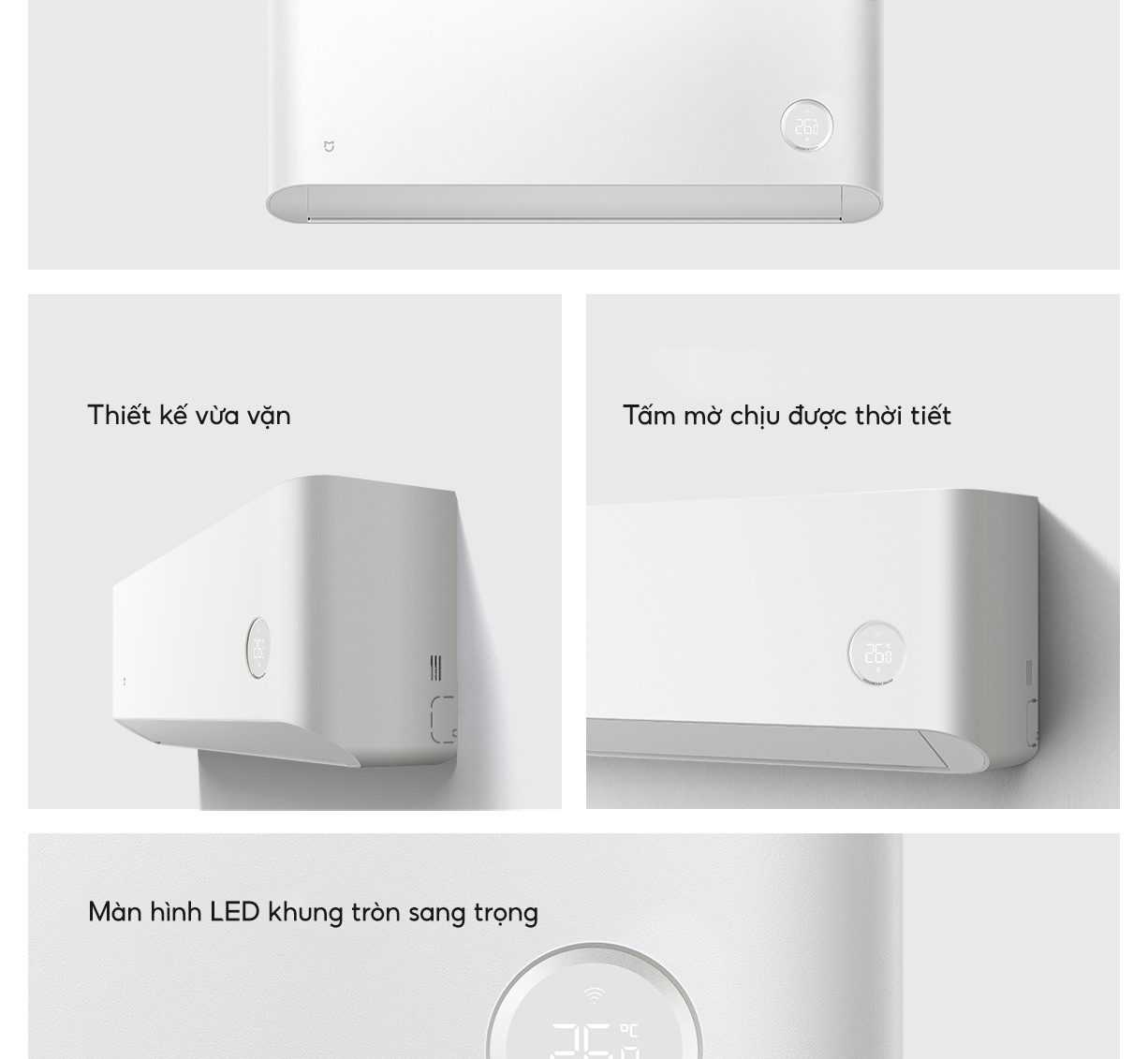 Điều hòa Xiaomi Mijia KFR-35GW/D3A1 (12000BTU) 1.5HP 2 chiều - Điện Máy Plus