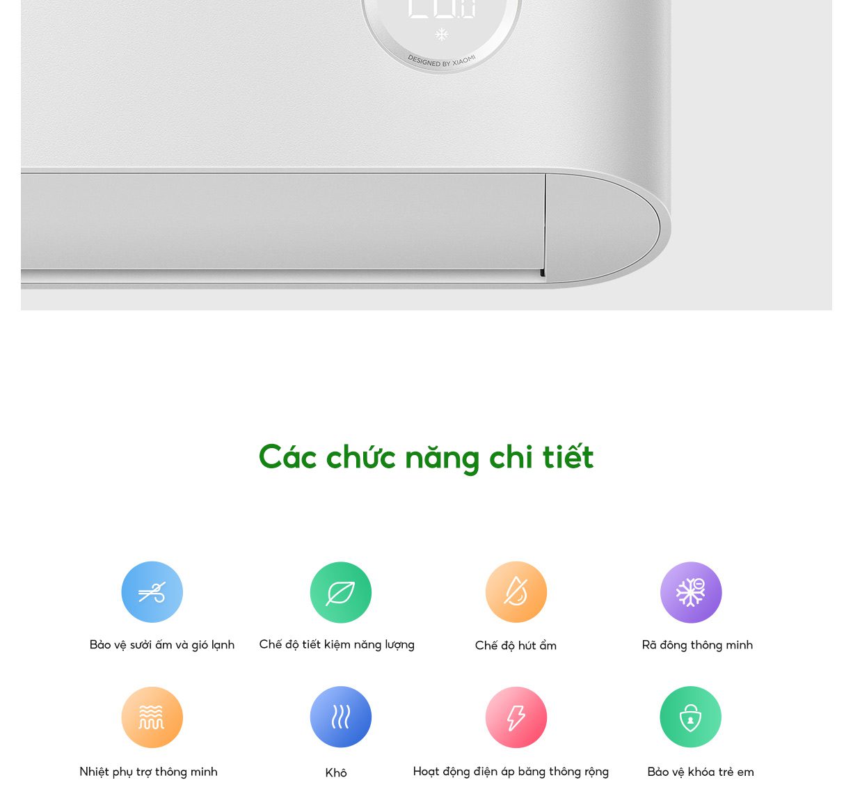 Điều hòa Xiaomi Mijia KFR-35GW/D3A1 (12000BTU) 1.5HP 2 chiều - Điện Máy Plus