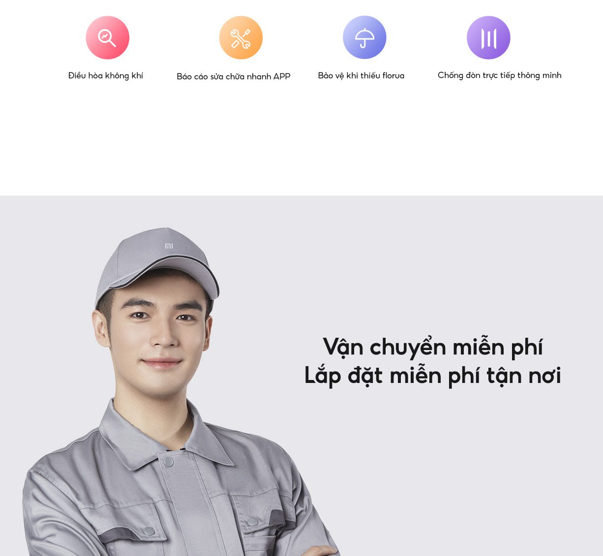 Điều hòa Xiaomi Mijia KFR-35GW/D3A1 (12000BTU) 1.5HP 2 chiều - Điện Máy Plus