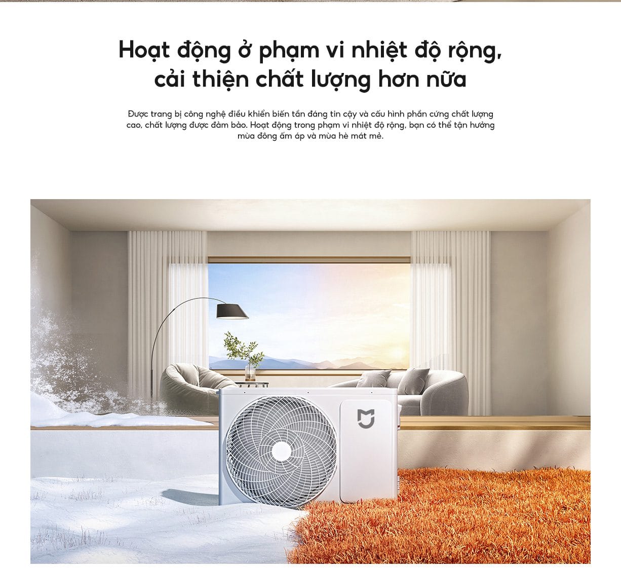 Điều hòa Xiaomi Mijia KFR-35GW/D3A1 (12000BTU) 1.5HP 2 chiều - Điện Máy Plus