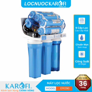 Máy lọc nước Karofi ERO90 (ERO80+ORP) 9 lõi lọc lắp gầm chậu rửa