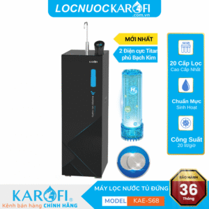 Máy lọc nước Hydro-ion kiềm Karofi KAE-S68 – THÔNG MINH – CAO CẤP – NEW 2025