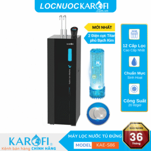 Máy lọc nước nóng lạnh Hydro-ion kiềm Karofi KAE-S86 -THÔNG MINH – CAO CẤP- NEW 2025