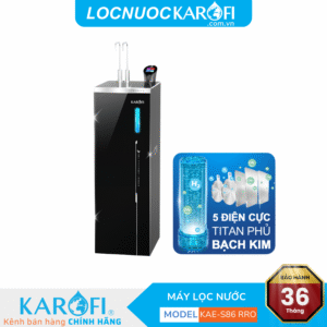 Máy lọc nước nóng lạnh Hydro-ion kiềm Karofi KAE-S86 PRO
