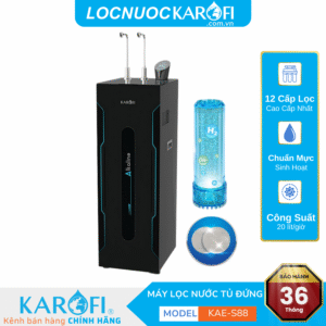 Máy lọc nước ion kiềm nóng lạnh nguội Karofi KAE-S88